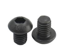 5-50 Pz M2 .5 M3 M4 M5 M6 M8 A2-70 Grado 10.9 Acciaio Al Carbonio ISO7380 Esagonale A Esagono Incassato Vite A Testa Tonda Bullone(5mm,M3 x 50pcs)
