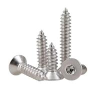 5-50 Pz M2 M2.5 M3 M3.5 M4 M5 M6 M8 Vite Autofilettante A Testa Piatta In Acciaio Inossidabile Con Esagono Incassato Esagonale Stainless Steel M2.3 50PCS 4mm
