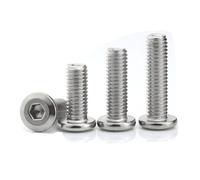 5-50 pz M2 M3 M4 M5 M6 M8 M10 304 In Acciaio Inox Grande Piatto Esagonale A Esagono Incassato Testa Mobili Rivetto vite Collegare Giunto Bullone(16mm,50pcs M2)