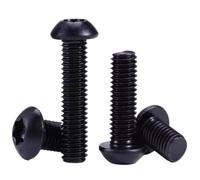 5~50pcs M3-M8 Black Button Head Screw(M6x30 10pcs)