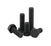 5-50PCS Vite esterna esagonale in nylon nero M3 M4 M5 M6 M8 M10 M12 Bullone isolato in plastica Lunghezza: 6-70mm(M12x20mm-5Pcs)