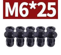 5/50Pz Kit Viti A Forma Di Petalo Rivetto Dado Piastra Paracolpi Accessori NUOVO