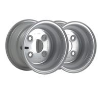 5.50x8 Acciaio Cerchione 4 Borchie Metrico 100mm Pcd 60mm Centro Foro 357kg (Di