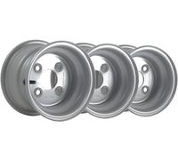 5.50x8 Ruota In Acciaio Cerchi 4 borchie 4" PCD 66.7mm Centrale Fori 357kgs