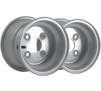 5.50x8 Ruota IN Acciaio Cerchi 4 Borchie 4 " Pcd 66.7mm Centro Foro 357kgs