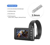 5.5mm Endoscopio industriale singolo e doppio IP67. Impermeabile 43 pollici LCD HD. Camera di serpente con 6 PORTATO for l'ispezione del drenaggio del tubo dell'auto per Fognature(3m,3.9 mm single len