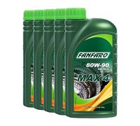 10x1 Litro Originale FANFARO Olio Per Trasmissione MAX 4 80W-90 API GL-4