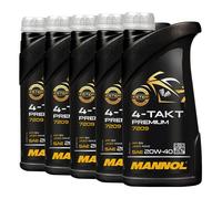 1 Litro Mannol 4-TAKT Premium 20W-40 7209 olio motore Api Sn Jaso MA2
