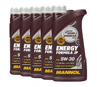 2x1 Litro Mannol Energia Formula JP 5W-30 olio motore Api Sn Plus Ilsac GF-5 GM