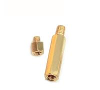5/6/8/10/20pcs M4 * L + 6mm Esagonale Maschio Femmina Ottone Standoff Stud Board Filettato Pilastro Montaggio Esagonale PCB Distanziatore della scheda madre Bullone cavo Vite(M4X20mm 6mm 20pcs)