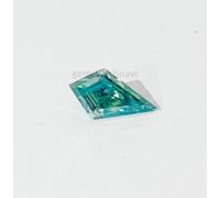 5-6 KT Blu Trattato Diamante Forma di Aquilone Ottimi Splendere E Luster VVS1