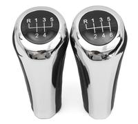 5 6 VelocitÃÂ Pelle Cromo Alluminio Pomello del Cambio Manuale per BMW E82 E90 E91 E60 E63 E83 E84 E53