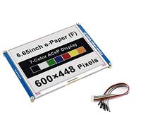 5.65inch E-paper Display Module 600×448 Pixels Colorful ACeP 7-Color E-Ink Display eink Screen epaper for Raspberry Pi 4B/3B+/3B/2B/Zero/Zero W/Zero WH,Jetson Nano,STM32,Arduino