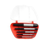 5/6Pcs Professiona Break Vite Estrattore Dente Grosso Dente Fine Dente Rubinetto Rompere Filo Estrattore Cacciavite Cassetta degli Attrezzi Acciaio al Carbonio Estrattore