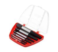 5/6Pcs Professiona Break Vite Estrattore Dente Grosso Dente Fine Dente Rubinetto Rompere Filo Estrattore Cacciavite Cassetta degli Attrezzi Acciaio al Carbonio Estrattore