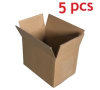 5 6X4X4 Scatole Di Cartone Ondulato Per Spedizione E Imballaggio Piccole