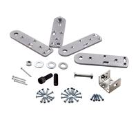 5 7/8" x 1 1/2" x 1/4" Porta Segreta Cerniera Perno Kit for Porte Fino A 500 Lbs
