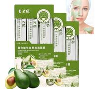 5/7 Box Compound Sour Avocado Bubble Mask for Face, Avocado compound Sour Foam Mask, Deep Cleansing Avocado Bubble Mask for Facial Exfoliating, Pores Minimize, and Hydrating (7 Box)