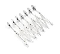 5/7 Rotella tagliapasta Coltello divisore for impasto Lama flessibile Rullo for pizza Pelapatate Strumento in acciaio inossidabile(7 rounds)