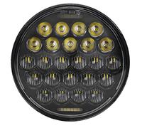 BATLAM 5,75 Pollici Moto LED Proiettore 5D Nero per Harley Sportster Custom Harley Moto