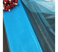 5/8/10 metri Rotolo di organza bianca Filato di tulle per fondali Tessuto di tulle trasparente Tessuto di tulle fai da te 5z-azzurro-10 m x 72 cm