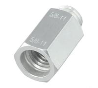 5/8 "-11 Extender Bolt Adapter per smerigliatrice angolare Lucidatrice a doppia faccia in lana Connettore filo metallico Interfaccia Argento Strumento di collegamento