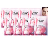 5/8 pcs Collagen Mask Overnight 2025 New Collagen Real Deep Mask, Collagen Face Mask,Pure Collagen Films,Prevent Fine Lines (8pcs)