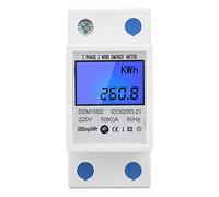 5-80A DDM15SD LCD retroilluminato Display digitale Monofase Elettronico KWh Contatore di energia Misuratore di tensione Tester di tensione