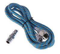 5.9ft Nylon Intrecciato a Pennello Tubo Accessorio Collegamento Per Compressore