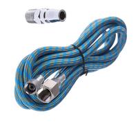 5.9ft Nylon Intrecciato a Pennello Tubo Accessorio Collegamento Per Compressore