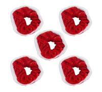 5 Accessori per capelli natalizi alla Elastici per capelli Cravatte natalizie Scrunchies elastici per accessori natalizi