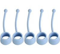 5 accessori per il rafforzamento delle dita, attrezzo per il rafforzamento delle mani, materiale in silicone per la riabilitazione delle dita e per il fitness (impronte digitali da 40 lb