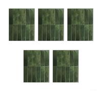 5 adesivi da parete 3D realistici con texture in pietra auto-peel e piastrelle per cucina bagno backsplash impermeabile resistente al calore PU materiale per animali domestici decorazione fai da te
