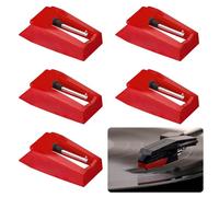 5 aghi di ricambio per giradischi, puntina per giradischi, ago di ricambio a lunga durata per giradischi in vinile, LP fonografo, Victrola, ION, Crosley