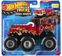 Hot Wheels Monster Camion Big Rigs Loco Punk 6 Ruote Trasporto Gancio di Traino