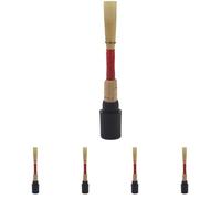 5 ance per oboe medie, morbide, realizzate a mano, con linea rossa, lunghezza 73,8 mm, facili da suonare per l'intera gamma, confezionate singolarmente per studenti e principianti, parti di strumenti