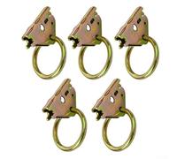 5 ancoraggi in acciaio E-Track O Ring per sistema E Track, carico in rimorchi a pianale chiuso, camion, furgoni, pickup, moto, cinghie resistenti O-Ring w/E-Track Spring raccordo fisso