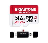 [5 Anni Recupero Dati Gratuito] GIGASTONE 512GB Scheda MicroSD con Lettore di Scheda USB3.2 Tipo C, Camera Pro MAX, Scheda di Memoria A2 V30 MicroSDXC, 4K UHD Video, Fino a 100/80 MB/s con Adattatore