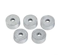 5 anodi di zinco rotondi marini, per motore fuoribordo Suzuki 9.9-300HP, parte di ricambio 55321-87J01/87J00