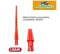 5 Astine ricambio Lisam per abbacchiatore pneumatico V8 EVO con base rinforza