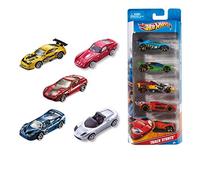 Hot Wheels Confezione 5 Macchinine, Modelli Assortiti, Giocattolo per Bambini 4+ Anni