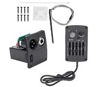 5 Band EQ Pre-Amp Equalizer Pickup Chitarra acustica Preamplificatore Tuner per chitarre acustiche Kit completo, Raccogliere,Pickup equalizzatore per chitarra elettrica