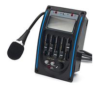 5 Bande Chitarra Acustica Pickup EQ Preamp 5-Band EQ Equalizzatore Pickup Tuner LCD Con Microfono Chitarra Acustica Pickup parti (colore: 10PCS)