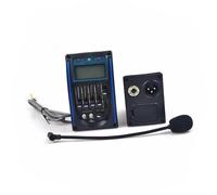 5 Bande Con Microfono Pickup Per Chitarra Acustica Preamplificatore EQ Equalizzatore Per Chitarra Pickup Piezoelettrico Accordatore LCD Per Chitarra Acustica Pezzi di ricambio per pickup per chitarra