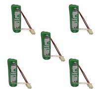 5 BATTERIE PILA LITIO SAFT LS14500 3,6V 2,6Ah COMPATIBILE ALLARMI TECNOALARM