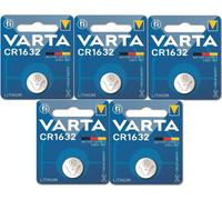 5 Batterie VARTA Pile CR1632 BR1632 ECR1632 DL1632 L1632 BD1632 litio 3v