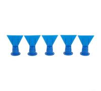 5 beccucci in silicone a forma di onda, riutilizzabili, strumento di finitura sigillante per la riparazione e la rimozione della malta, adattatore piatto e curvo per fai da te