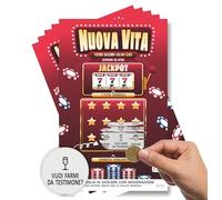 5 Biglietti Gratta e Vinci per Chiedere Vuoi Essere Il Mio/La Mia Testimone? Idea Regalo Emotiva e Divertente Proposta Originale Nascosta da Grattare Finta Lotteria con Sorpresa da donare con stile