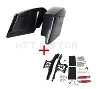 5 " Bisaccia Elasticizzata W/Coperchio Chiavistello Key Per Harley Touring Flt