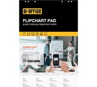 Bi-Office Blocco per lavagna Euro, bianco, 20 fogli, 60 g/mq, perforato, confezione da 5